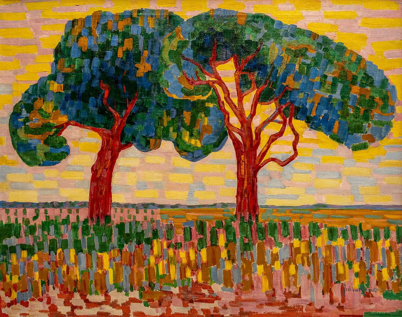 Two Trees by Jacoba van Heemskerck