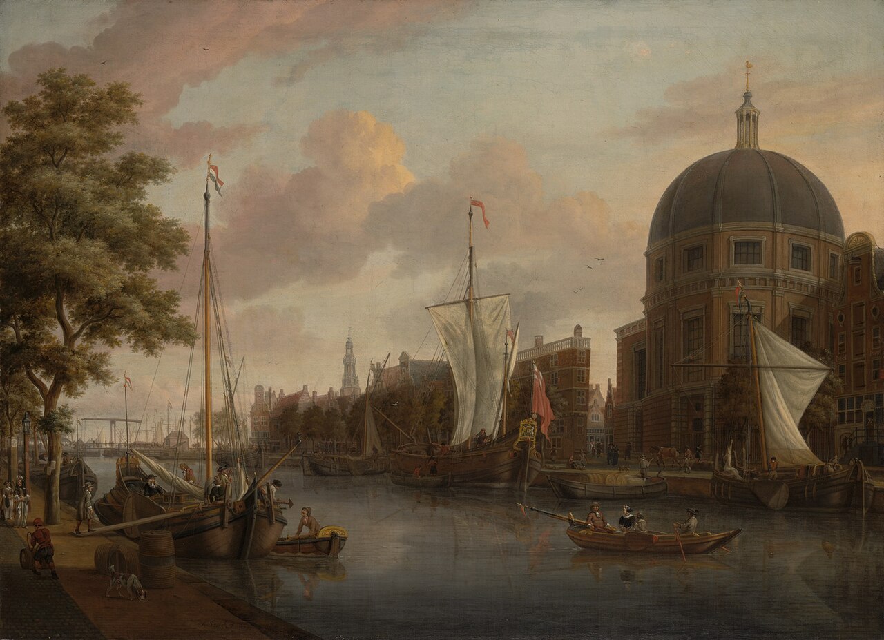 The Singel and the Round Lutheran Church by Jacobus Storck
