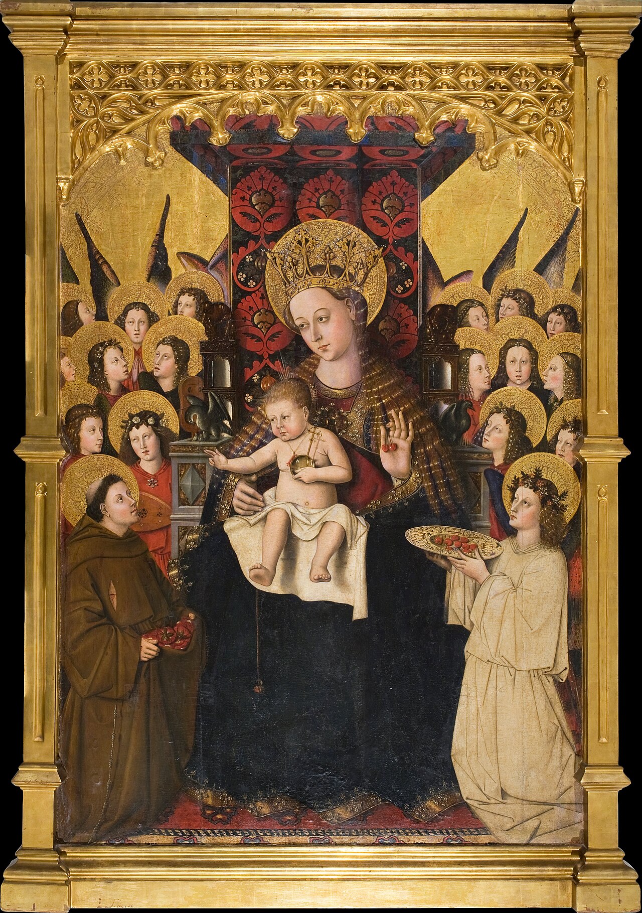 Virgin of the Porziuncola by Jacomart