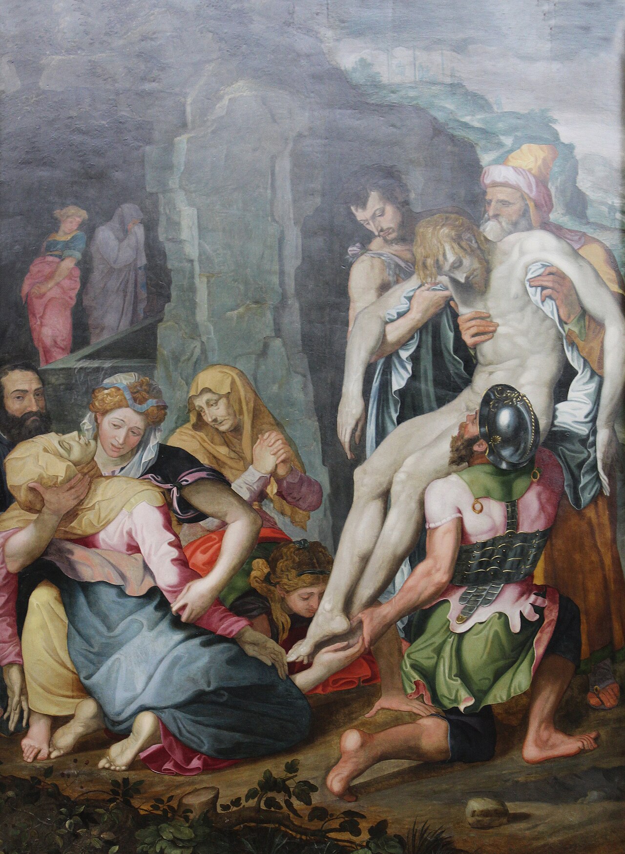 Entombment of Christ by Jacopino del Conte