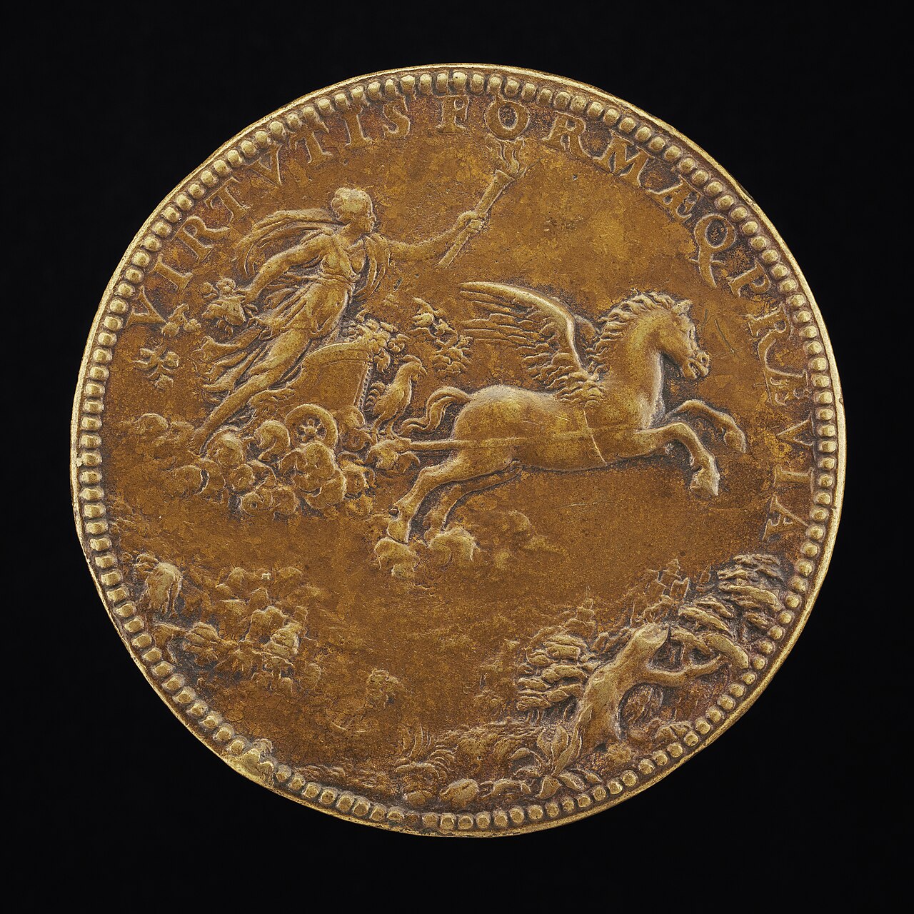 Aurora Riding through the Heavens [reverse] by Jacopo da Trezzo