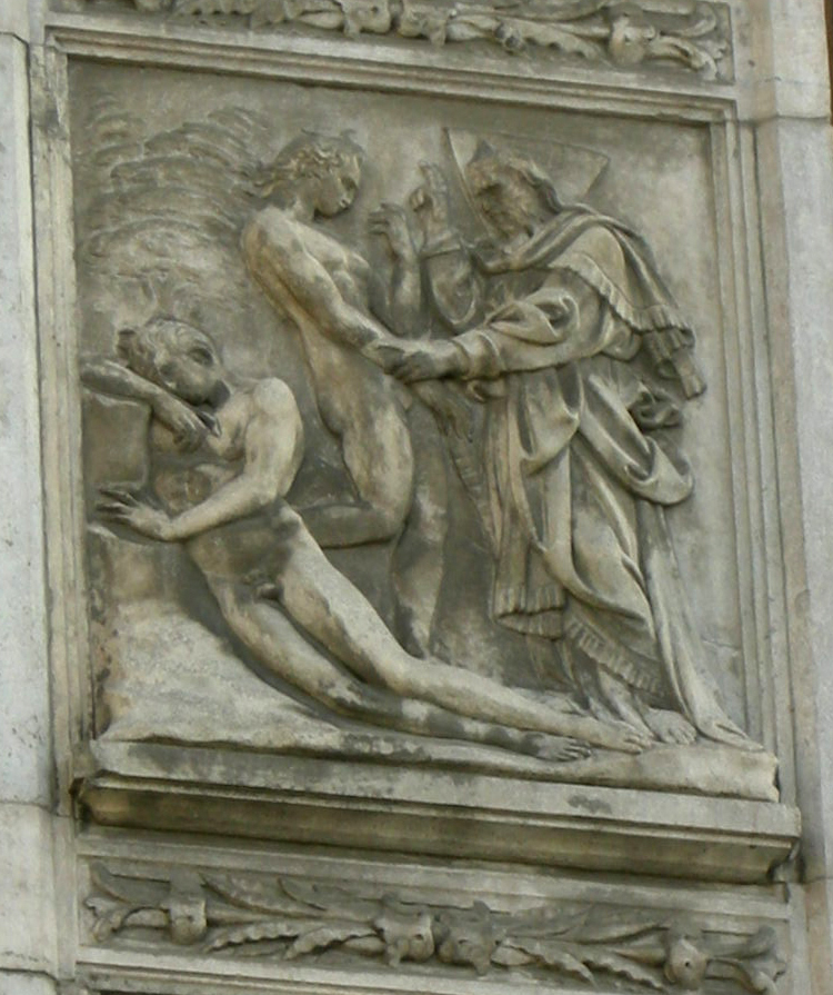 Creation of Eve by Jacopo della Quercia