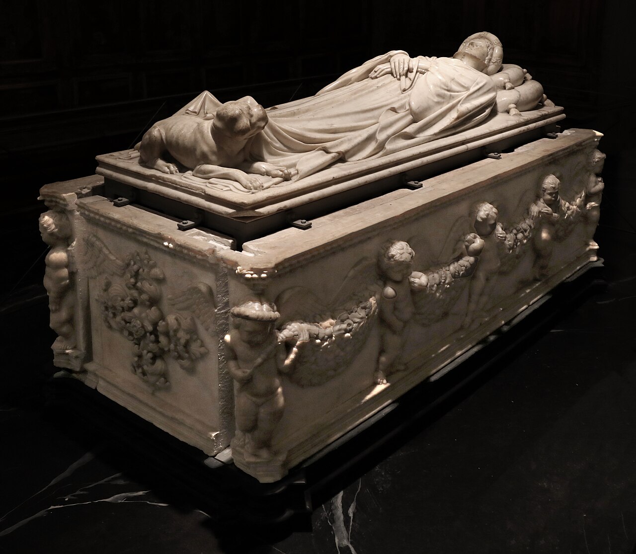 Tomb of Ilaria del Carretto by Jacopo della Quercia