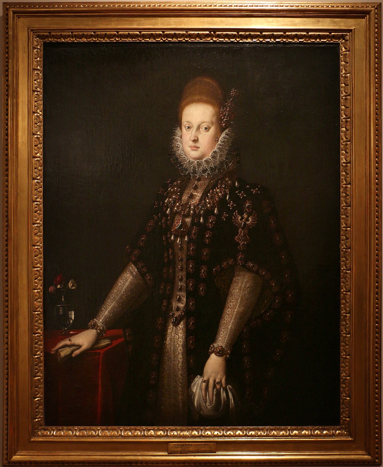 Portrait of Margherita Gonzaga by Jacopo Ligozzi by Jacopo Ligozzi
