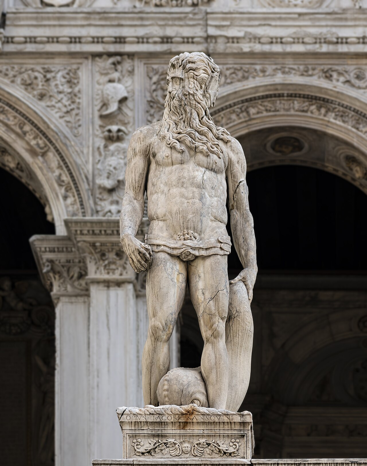 Neptune by Jacopo Sansovino