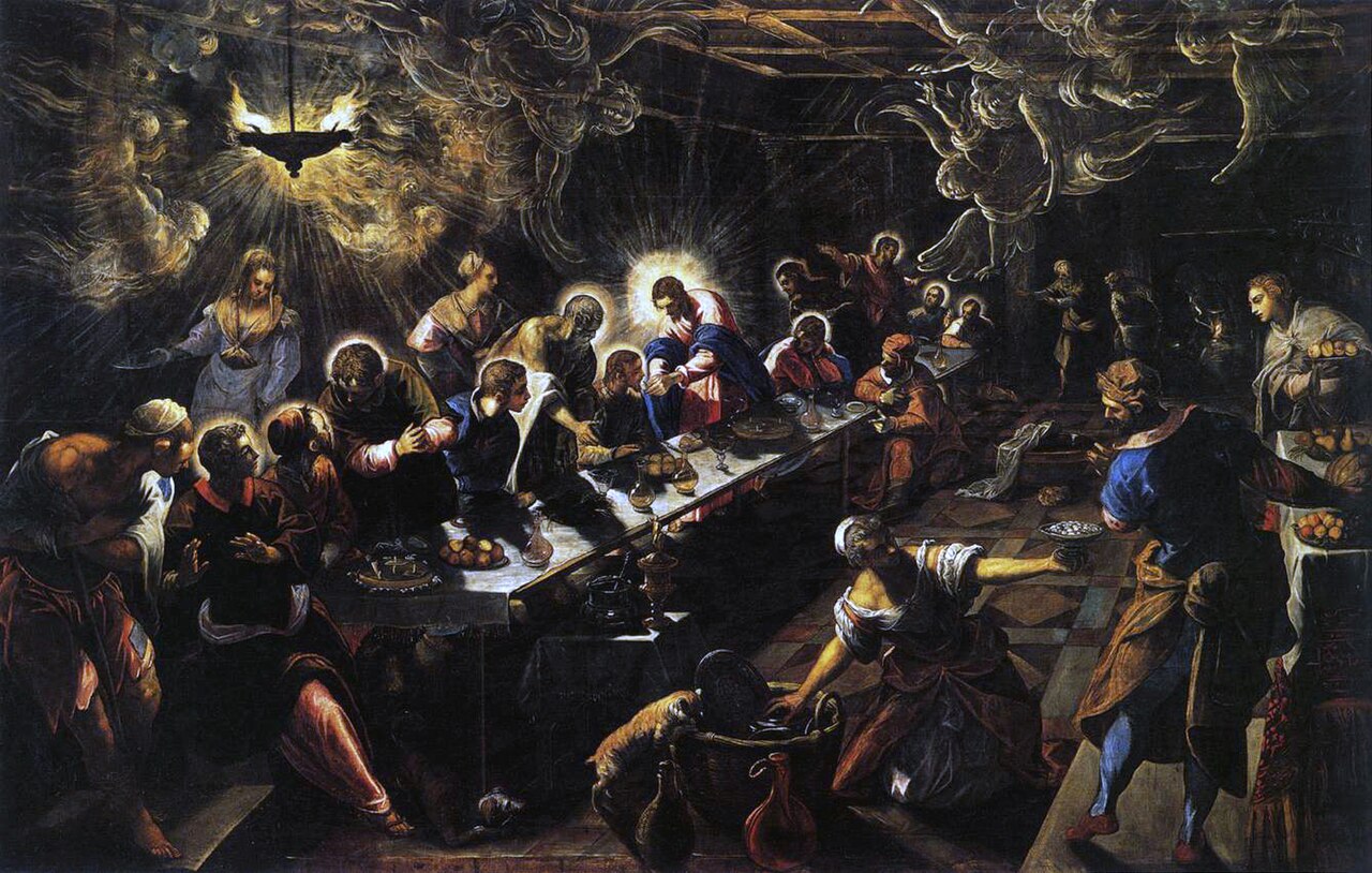 Last Supper by Jacopo Tintoretto