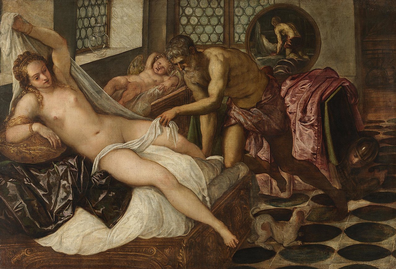 Venus and Mars Surprised by Vulcan by Jacopo Tintoretto