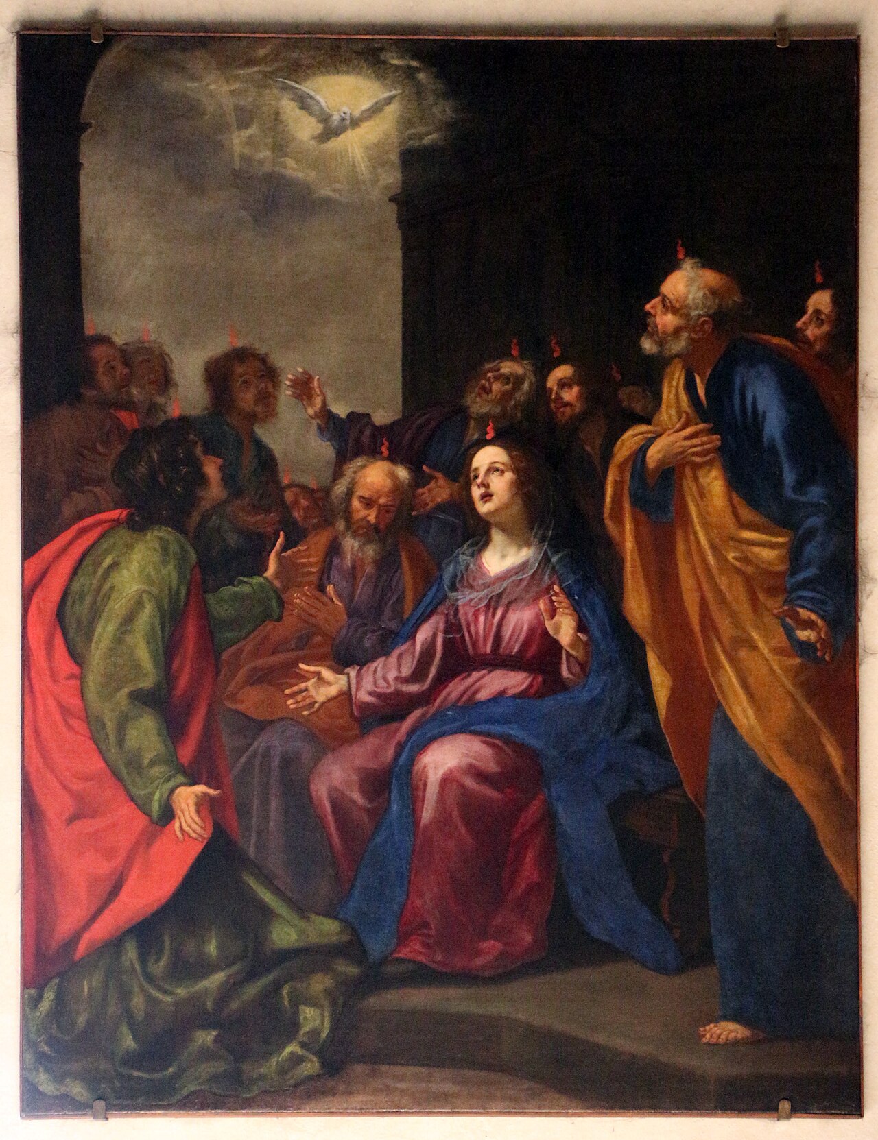 Pentecost by Jacopo Vignali