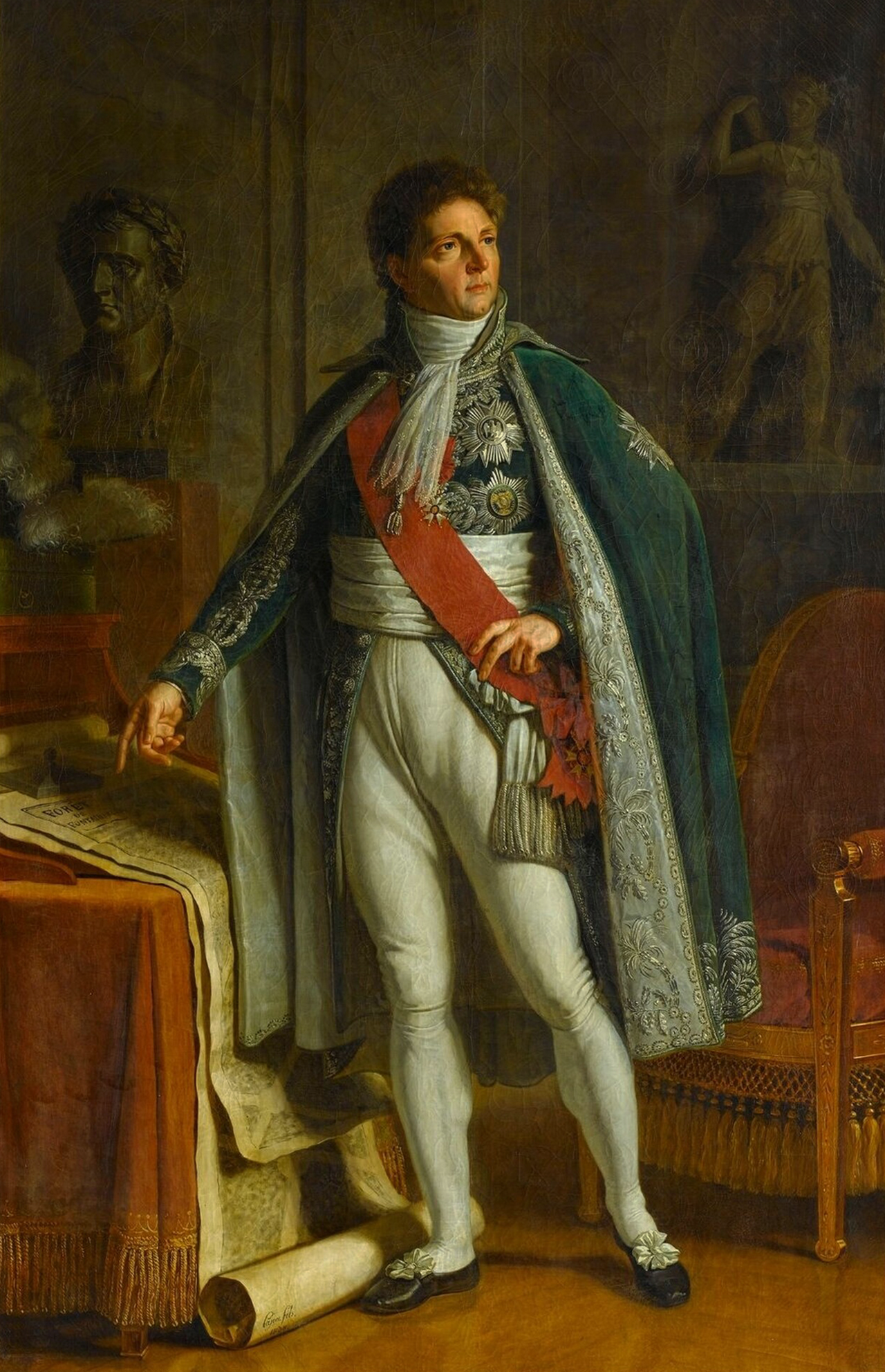 Louis-Alexandre Berthier, Prince of Neufchâtel and de Wagram, Marshal of France by Jacques Augustin Catherine Pajou