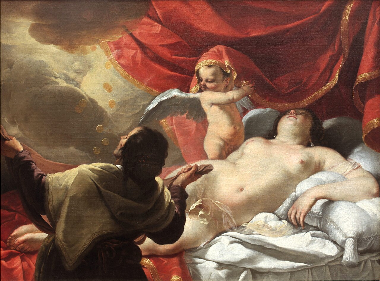 Danaë by Jacques Blanchard
