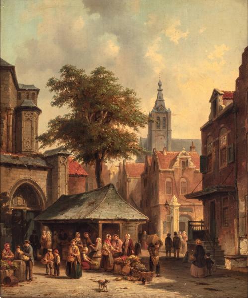 Street in Holland by Jacques Carabain