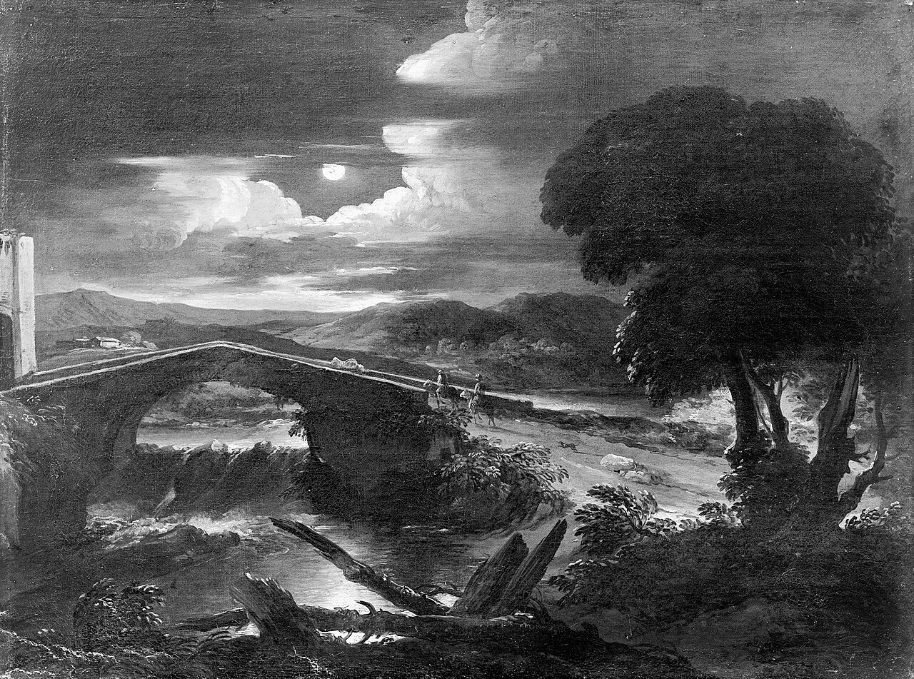 Mountainous landscape by Jacques Courtois