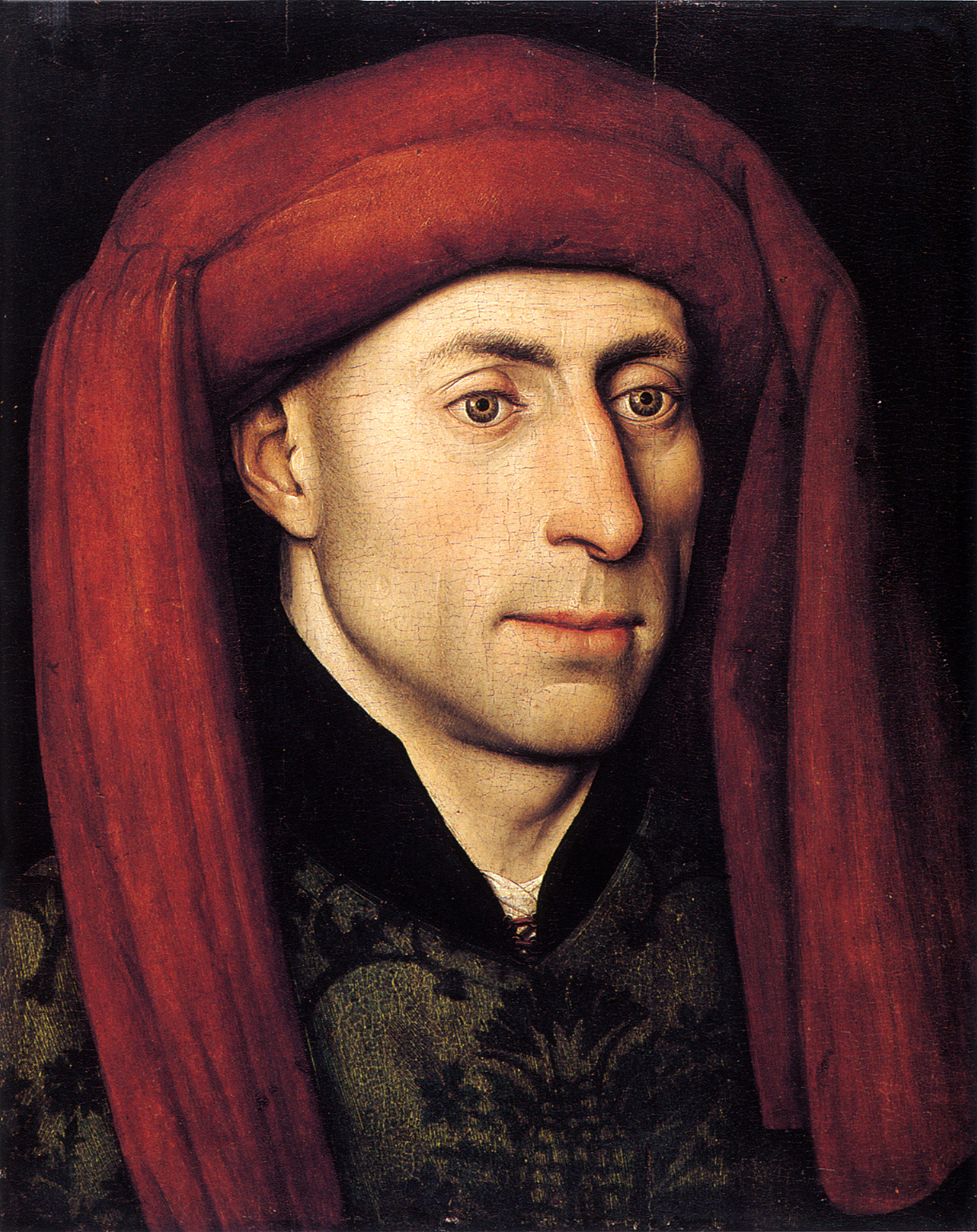 Portrait of an unknown man by Jacques Daret