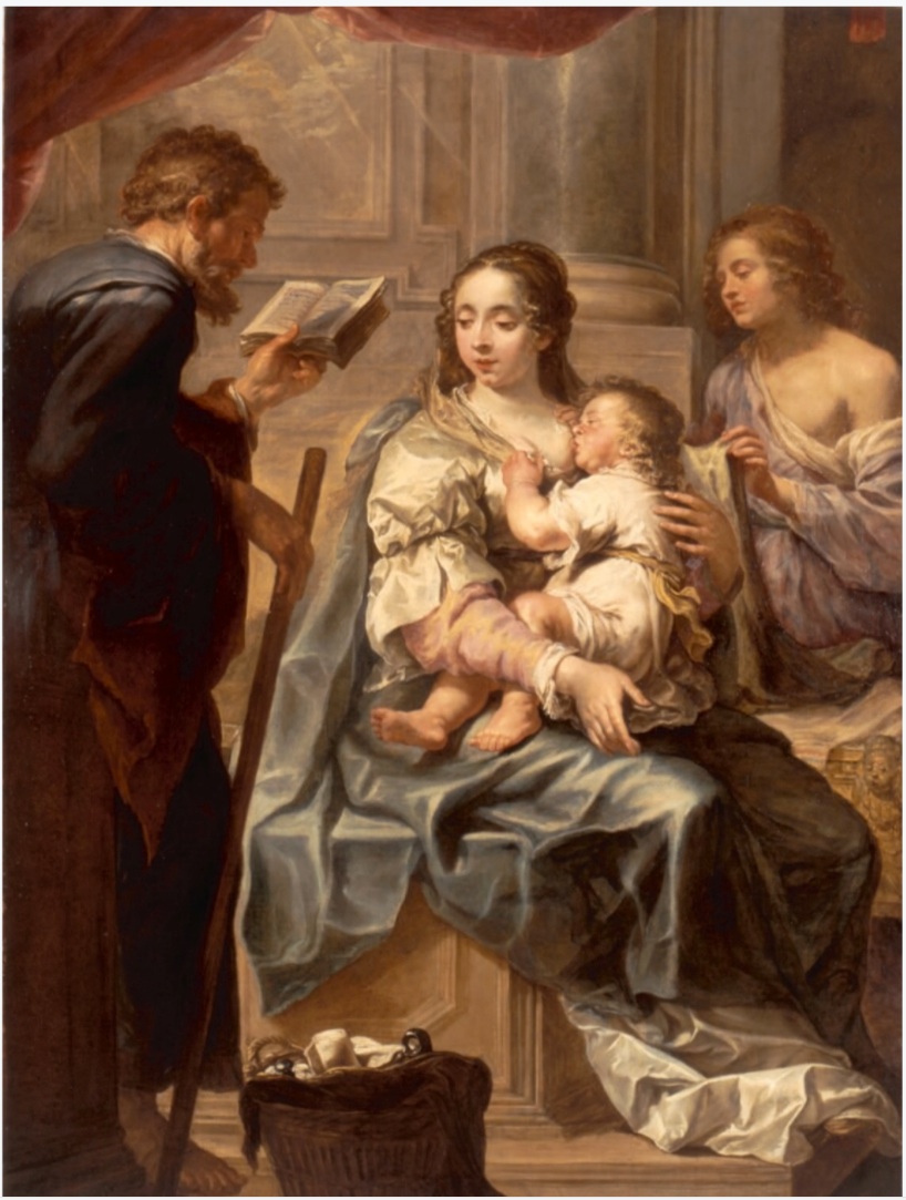 The Holy Family by Jacques de l'Ange