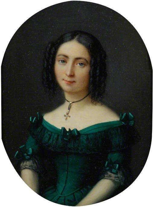 The Eldest Sister of Mrs Bowes by Jacques-Eugène Feyen