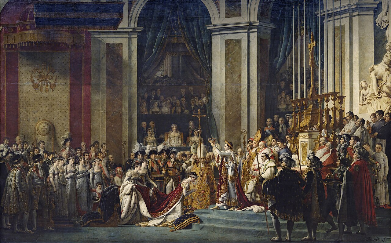 The Coronation of Napoleon by Jacques-Louis David