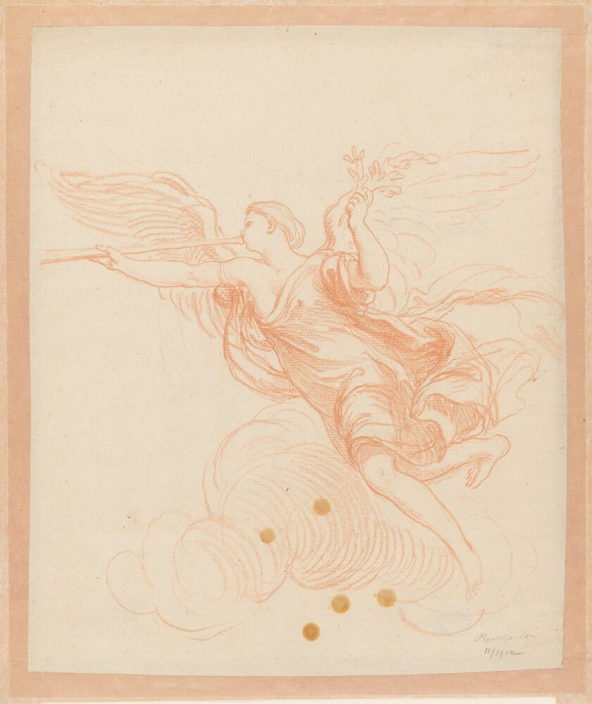 The Goddess of Fame by Jacques-Philippe Bouchardon