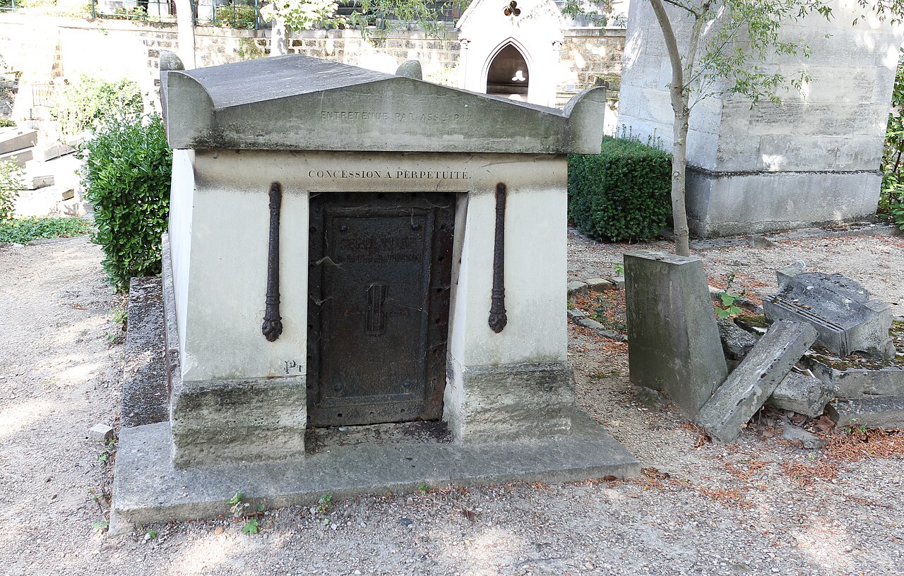 Grave of Michel Brézin by Jacques-Philippe Le Sueur