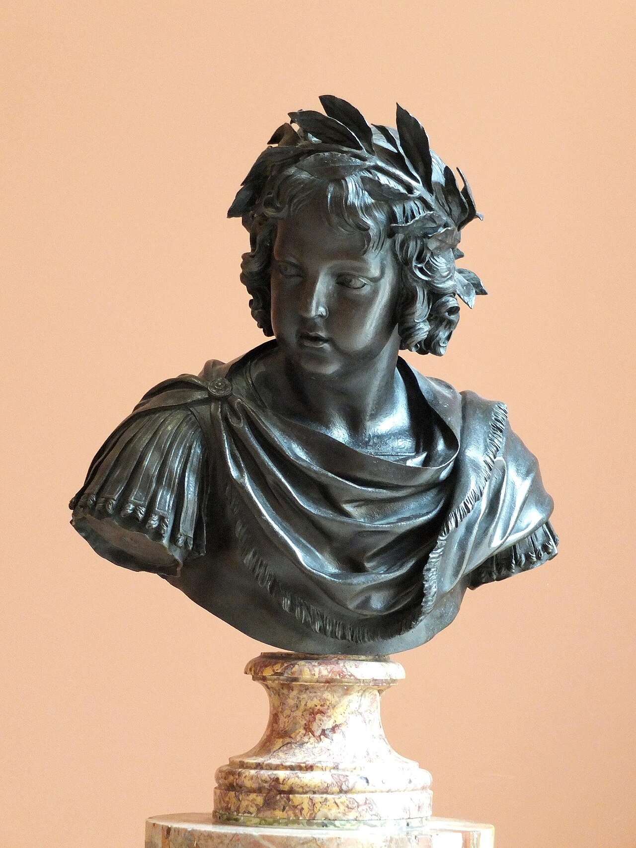 Bust of Louis XIV at the age of five by Jacques Sarazin
