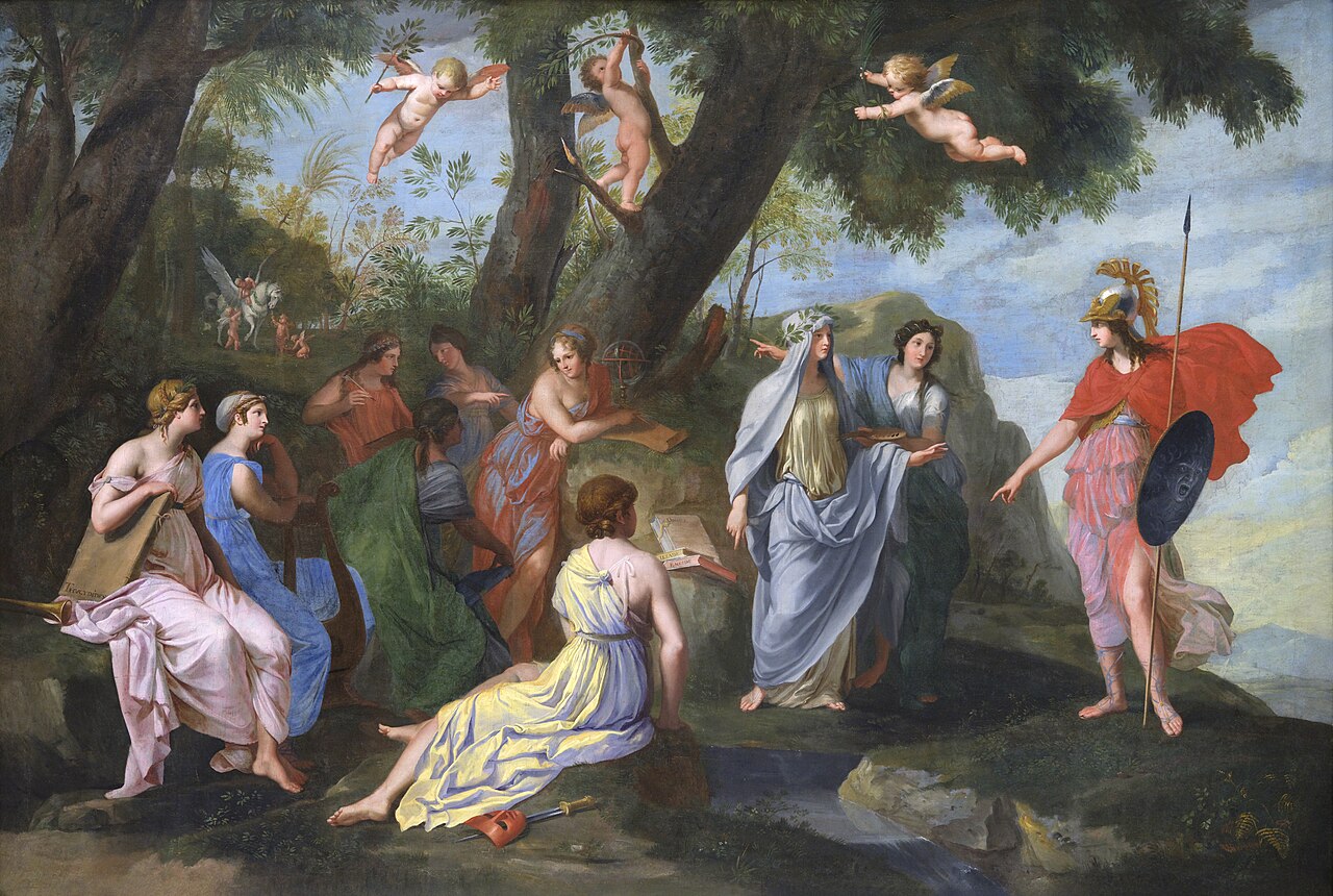 Minerva and the Muses by Jacques Stella