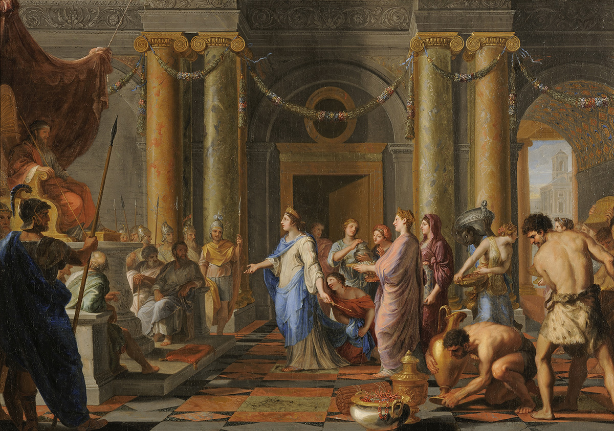 Solomon Receiving the Queen of Sheba by Jacques Stella