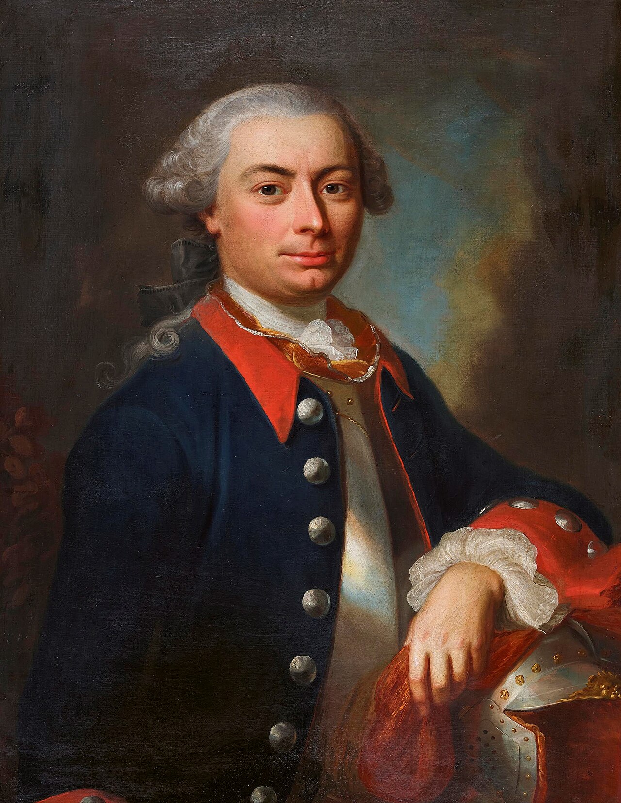 Porträt des Friedrich von Luternau (1727-1797). by Jakob Emanuel Handmann