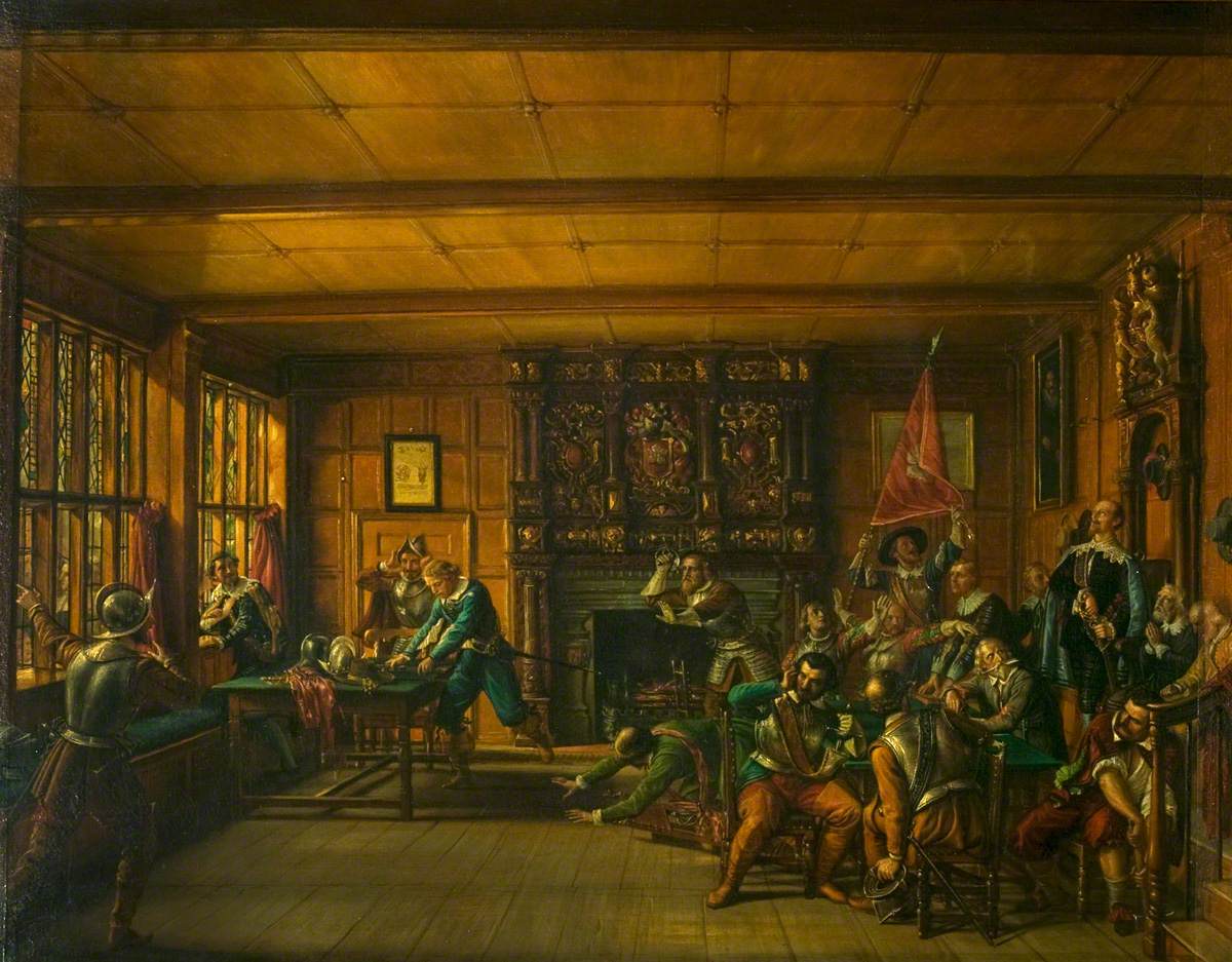 The Mayor and Town Council of Leicester in the Mayor's Rooms by Jakob Götzenberger