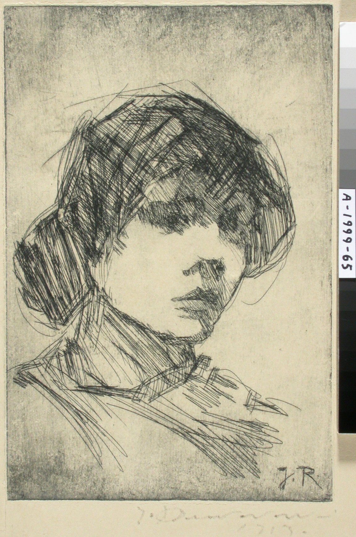 Portrait of a Woman by Jalmari Ruokokoski