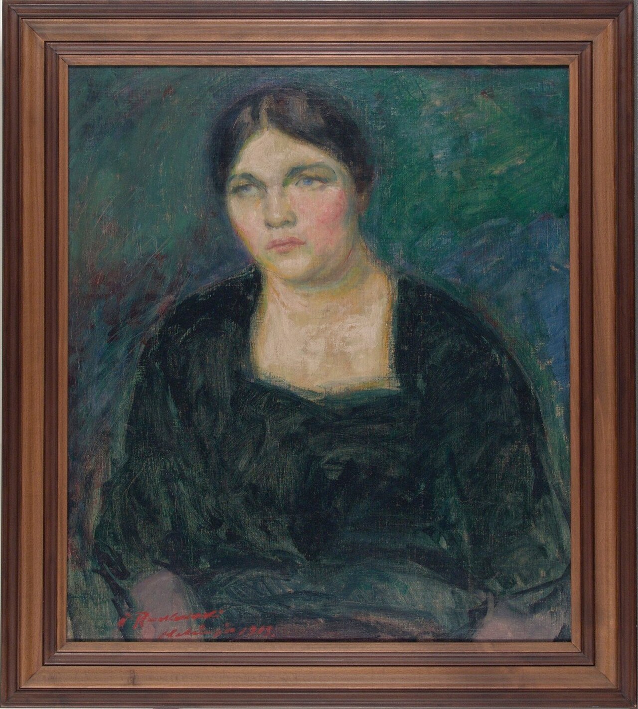 Portrait of Mrs. Rydeng by Jalmari Ruokokoski