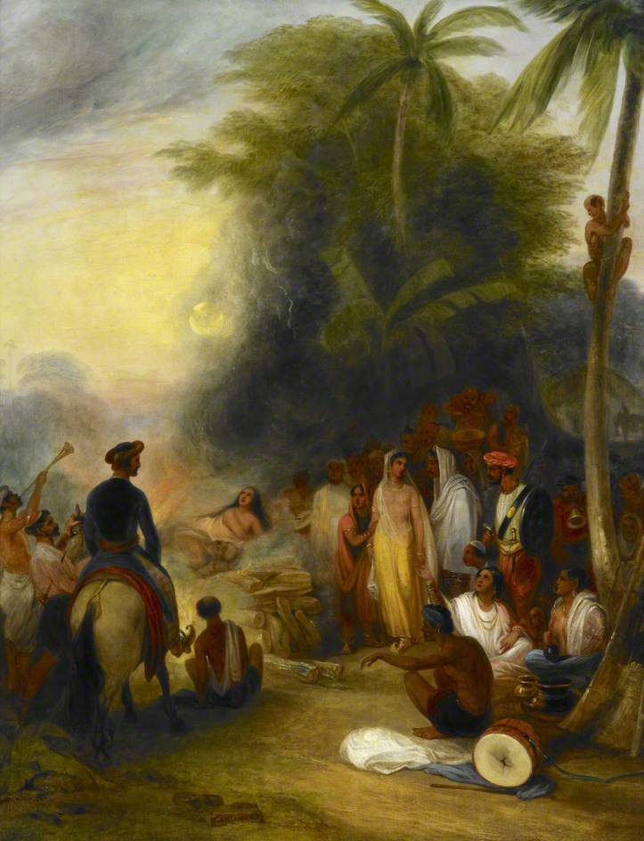 A Sati or Widow-Burning by James Atkinson