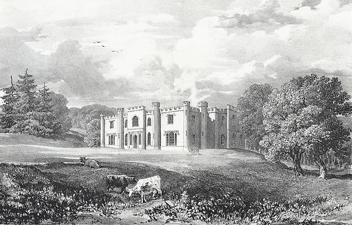 Woodland castle Swansea bay. The seat of Genl. Warde by James Duffield Harding