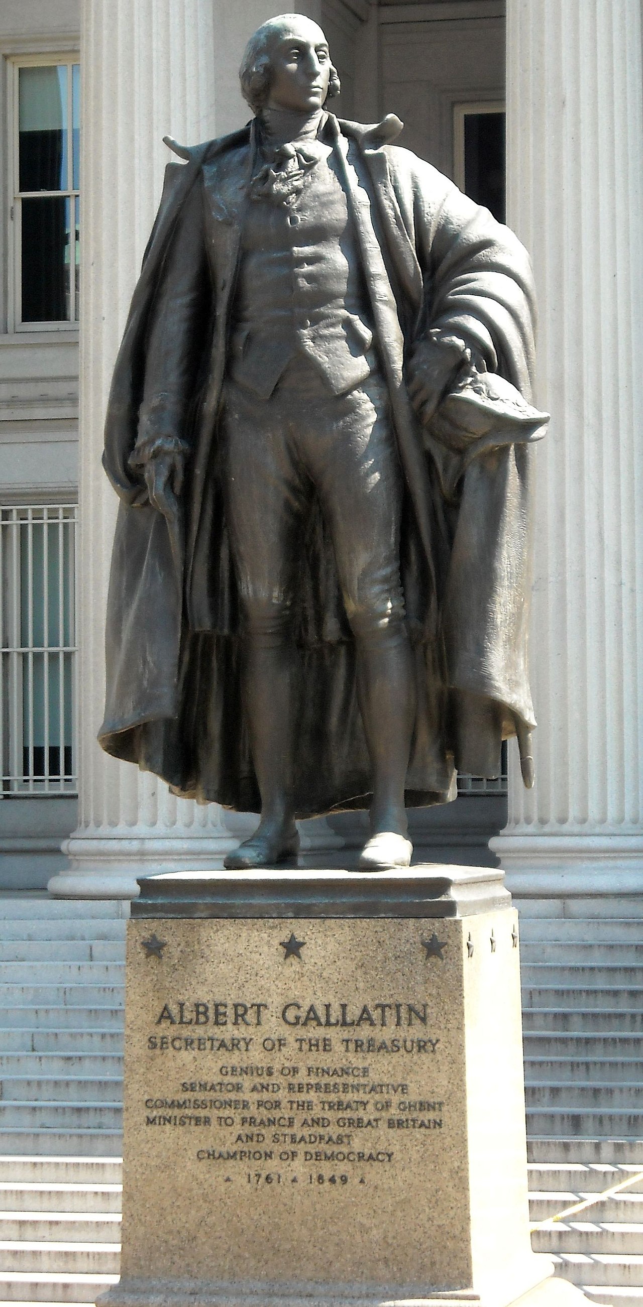 Albert Gallatin by James Earle Fraser