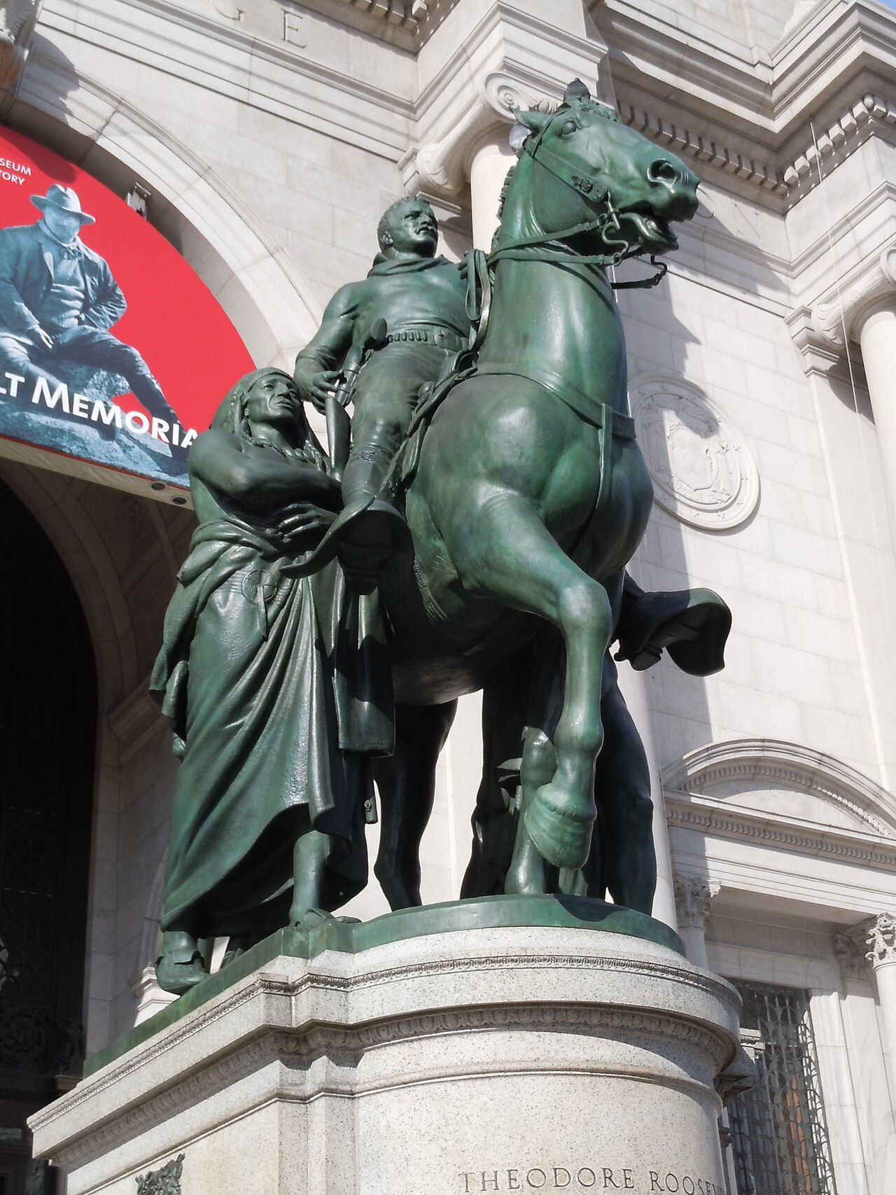 Equestrian statue of Theodore Roosevelt by James Earle Fraser
