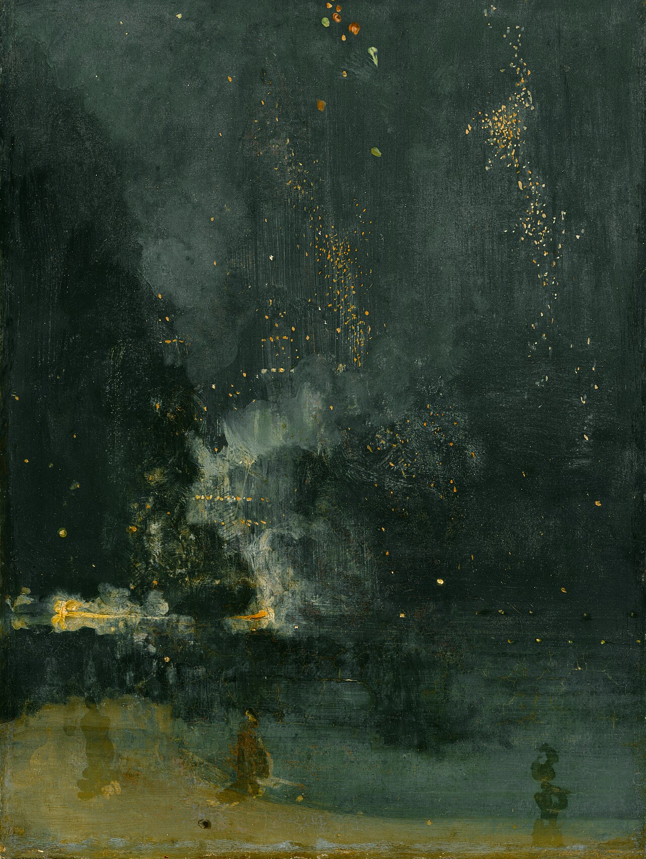 Nocturne in Black and Gold – The Falling Rocket by James McNeill Whistler