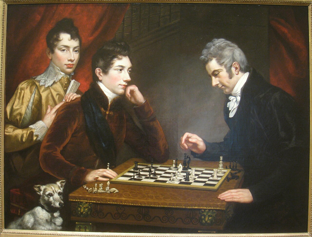 Chess Players by James Northcote