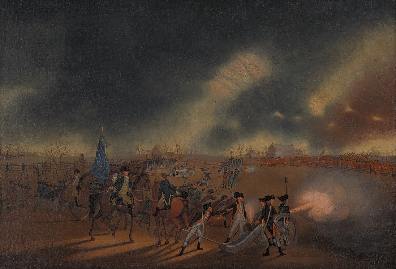 The Battle of Princeton by James Peale