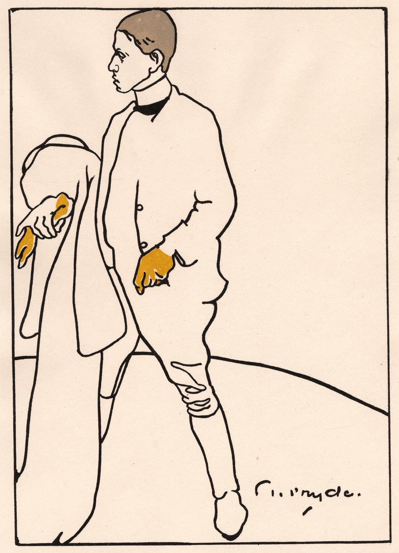 Sir William Nicholson by James Pryde