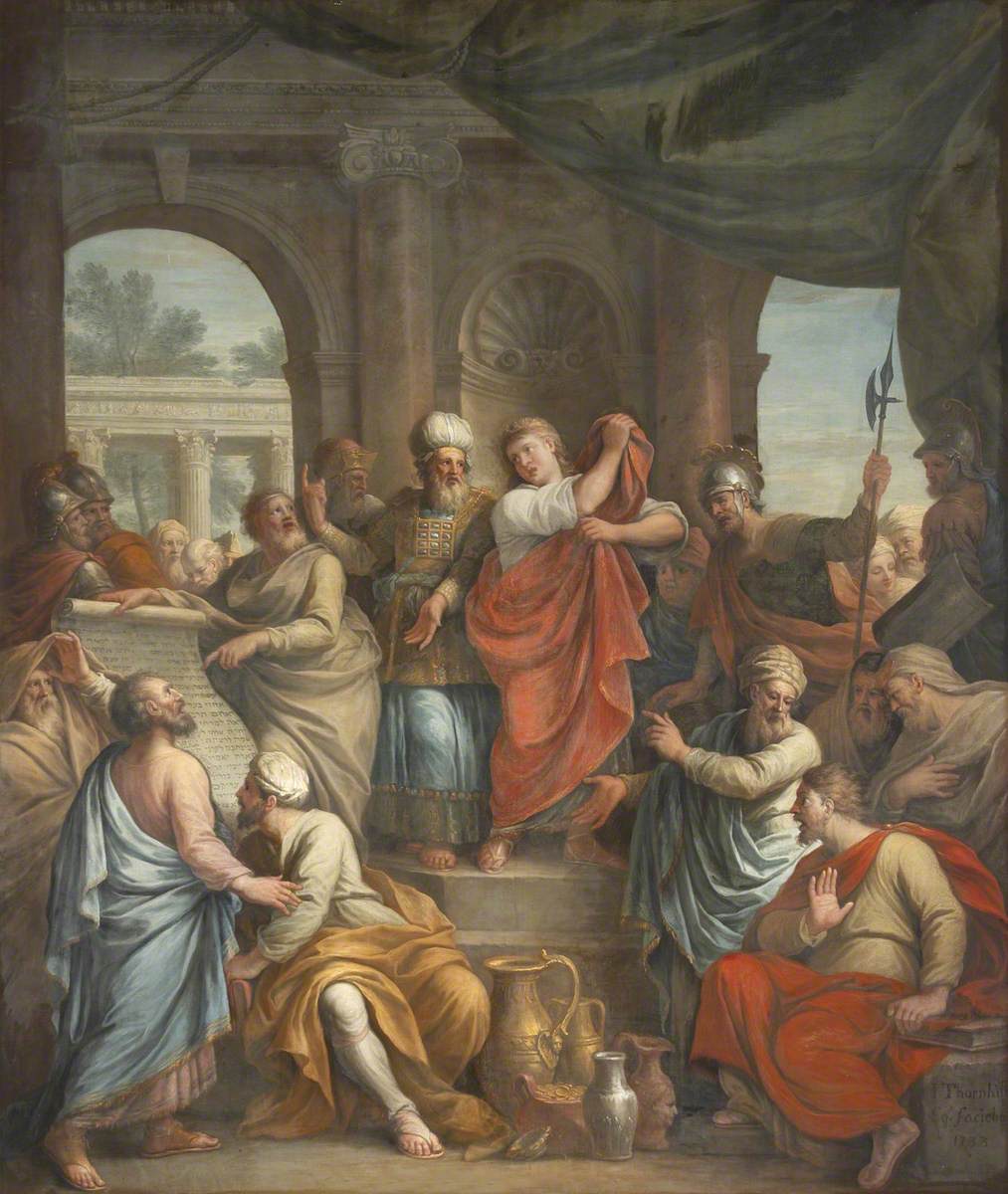 Josiah Rending His Robe by James Thornhill
