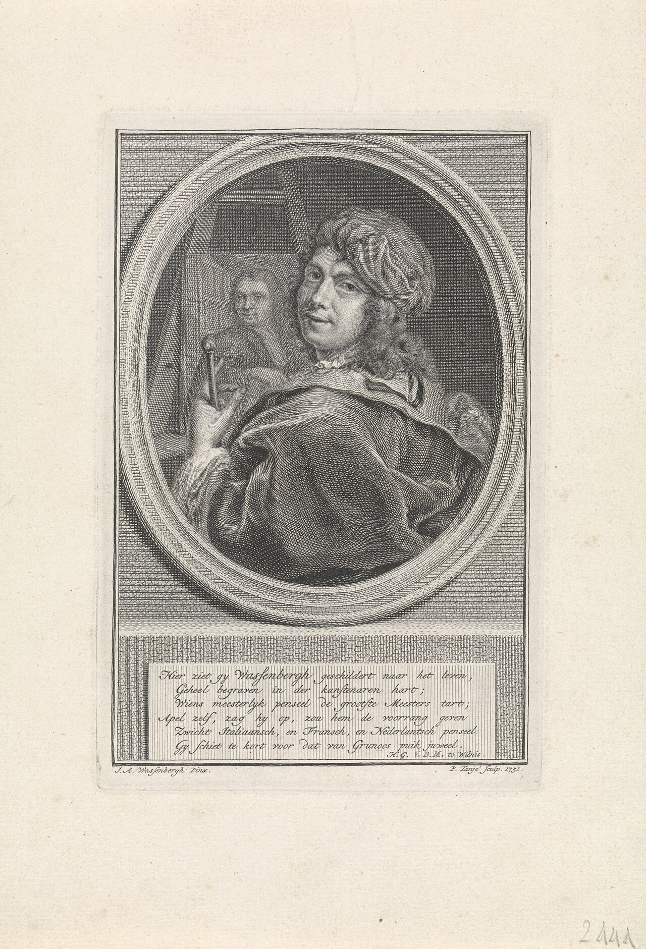 Portrait of Jan Abel Wassenbergh