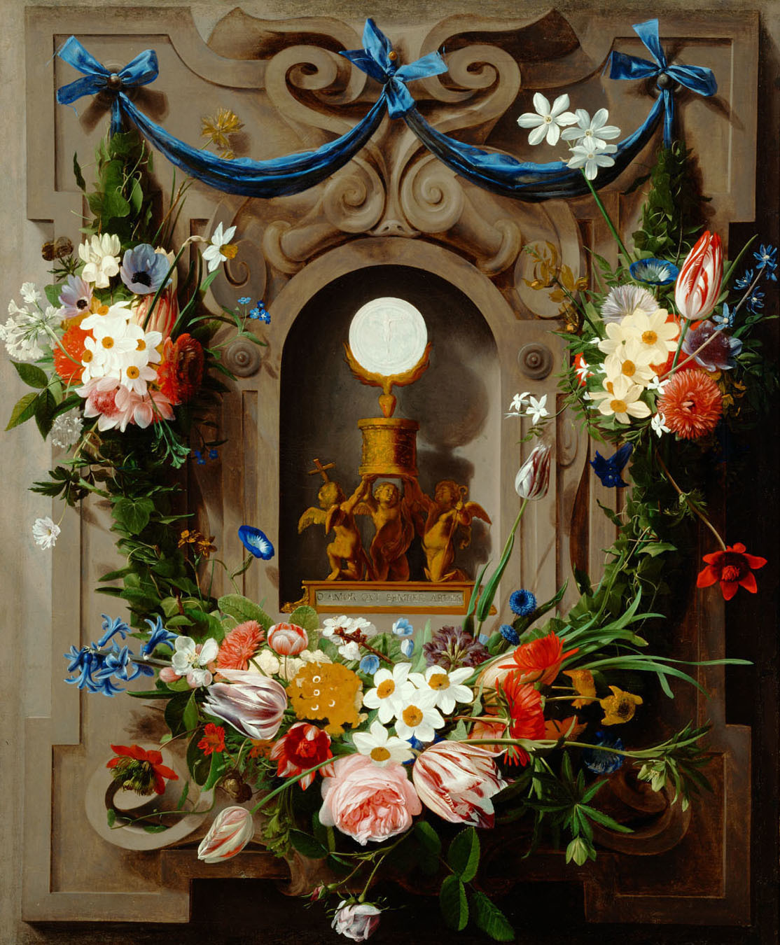 Eucharist in a Garland by Jan Anton van der Baren