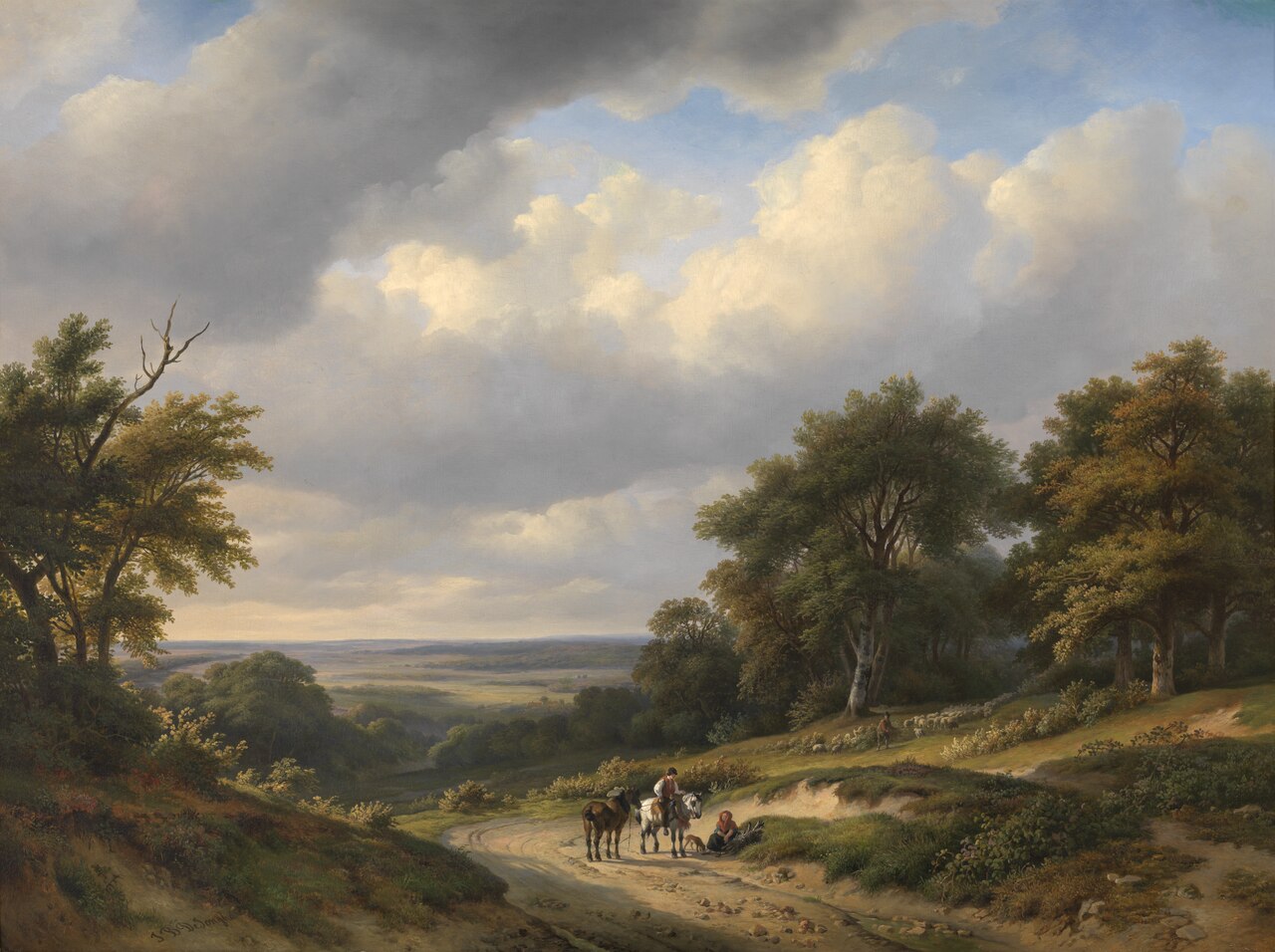 Landscape in the Ardennes by Jan Baptiste de Jonghe
