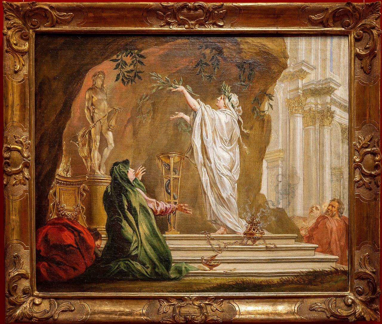 Apollo as god of Delphi by Jan Boeckhorst