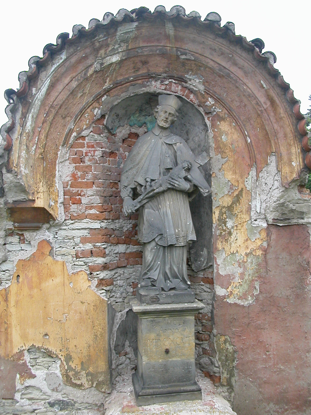 Statue of John of Nepomuk in Nymburk by Jan Brokoff