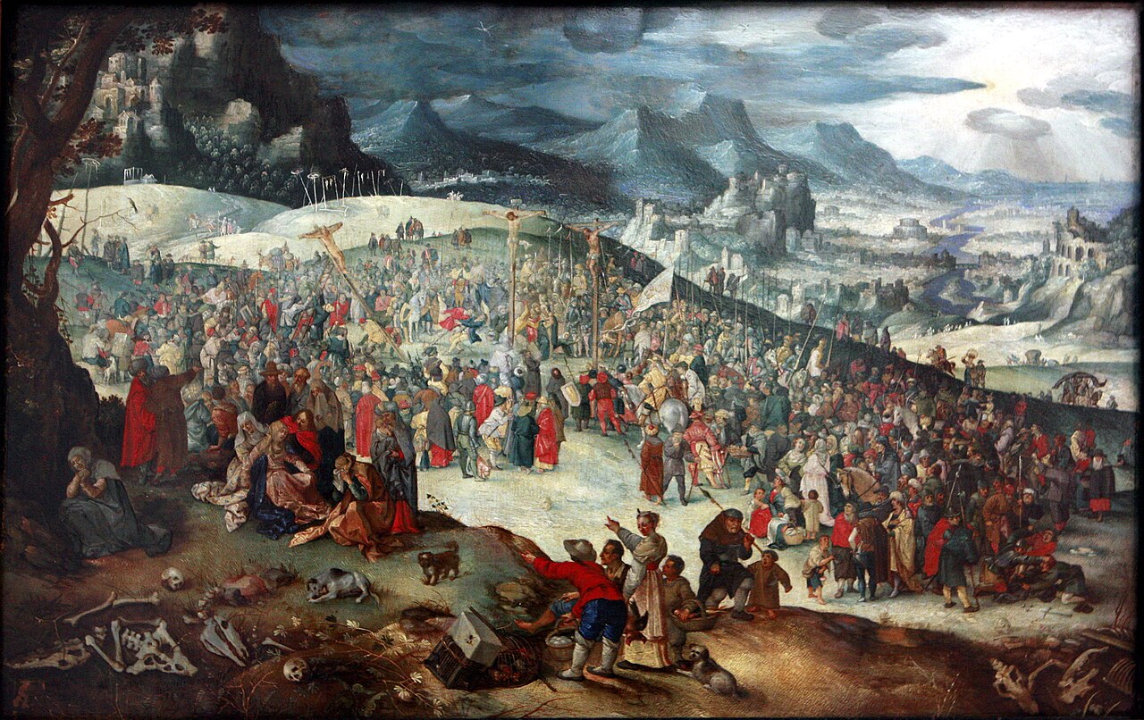 The calvary by Jan Brueghel the Younger