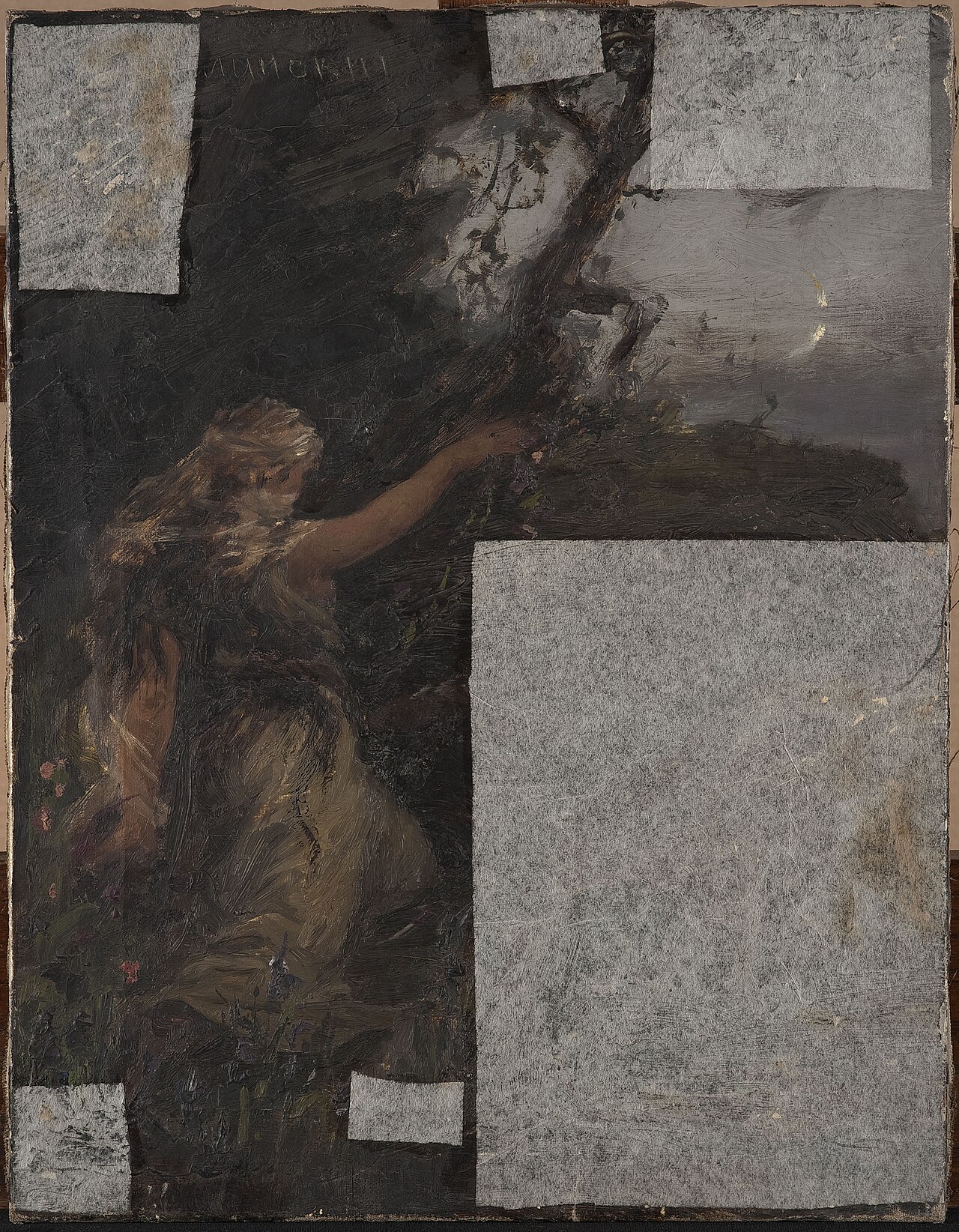 Study, water nymph by Jan Ciągliński
