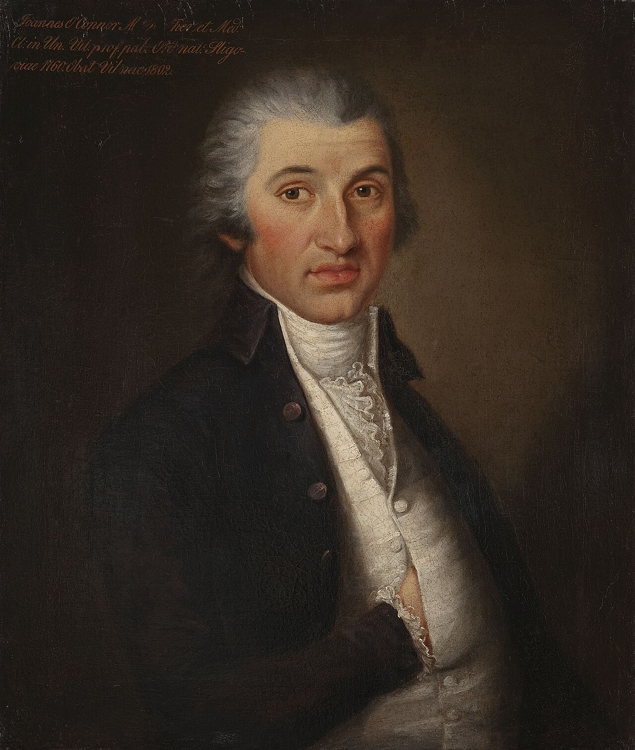 Portrait of John O'Connor (1760-1802), professor at the University of Vilnius by Jan Damel