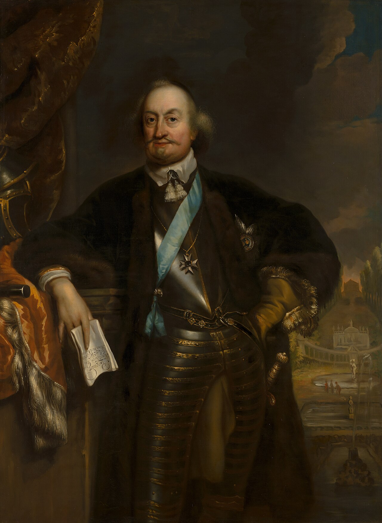 Portrait of Johan Maurits (1604-1679), Count of Nassau-Siegen, Founder of the Mauritshuis by Jan de Baen