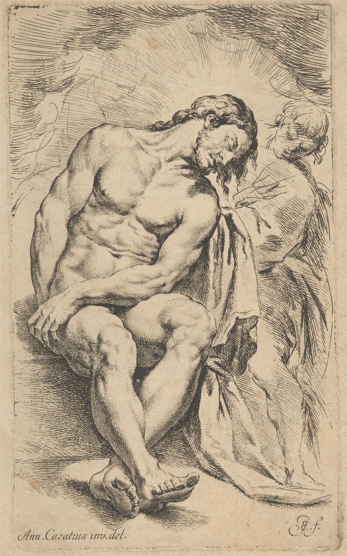 The Entombment of Christ by Jan de Bisschop