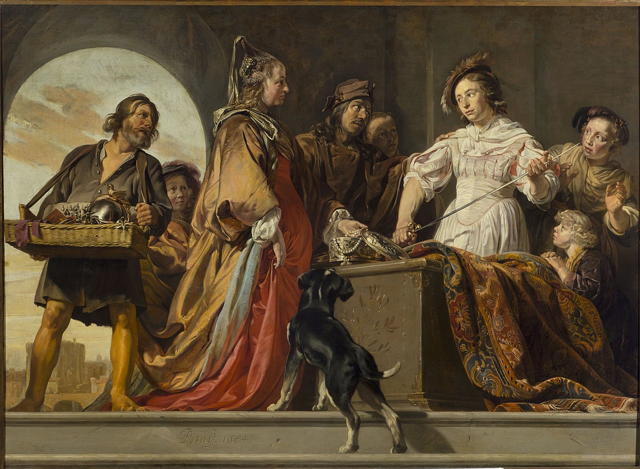 The Discovery of Achilles among the Daughters of Lycomedes by Jan de Bray