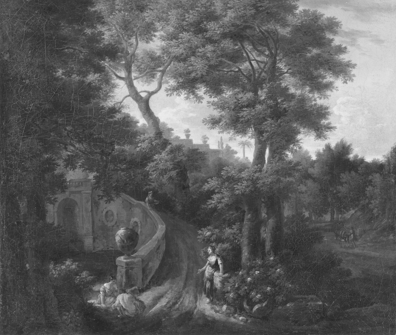 Italian Park by Jan Frans van Bloemen